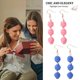 thumbnail image 5 of 2 pares de pendientes de moda, pendientes colgantes de rafia, pendientes bohemios colgantes para mujeres y niñas, joyería de playa de verano, 5 of 5