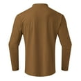 thumbnail image 5 of yuuuggc Men Shirts Long Sleeve Turtle Neck Shirts Lightweight Cotton Pullover Sweater Slim Fit Turtleneck Knitted Shirt(Khaki,2XL), 5 of 5