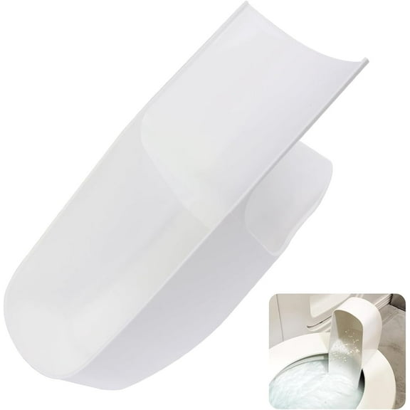 Triani 1Pcs Portable Toilet Splash Guard Diversion Pee Guard Prevents Kids & Adult Men from Peeing Splash for Directs Urine Home Care Disability Elevated