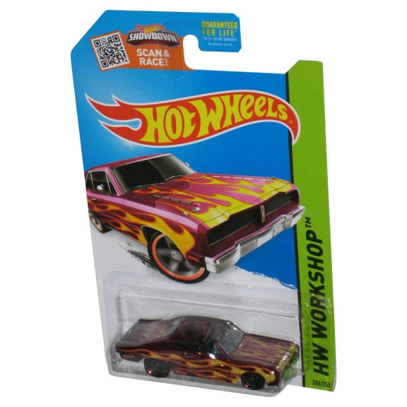 Hot Wheels HW Workshop (2013) Red '74 Brazilian Dodge Charger Car 206/250