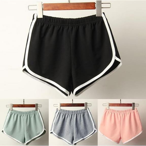 Women Shorts Casual Summer Sport Beach Workout Gym Shorts Yoga Running Shorts Green