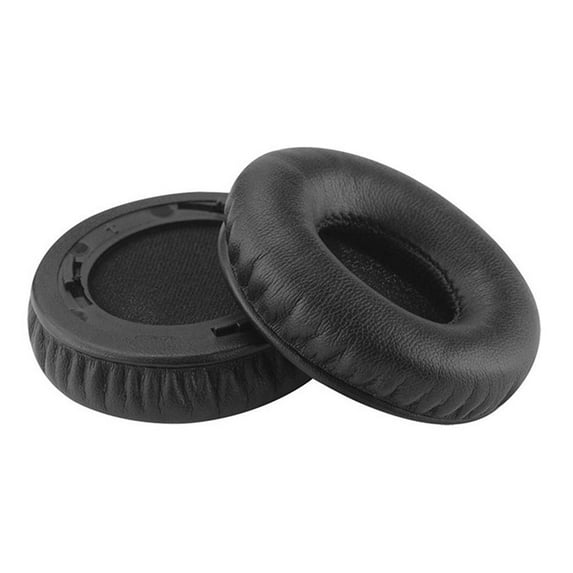 1Pair Replacement Foam Pad Headset Earmuffs Headphones Accessories Ear Pads Ear Cushion Earbuds Cover BLACK