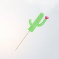 thumbnail image 2 of WHAMVOX 12pcs Cactus Cupcake Toppers Cake Picks Cake Decoraiton for Wedding Birthday Hawaii Luau Party, 2 of 8