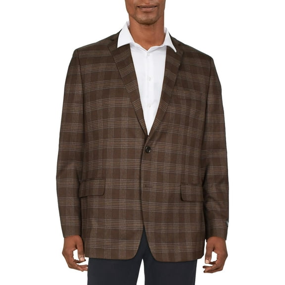 Lauren Ralph Lauren Mens Lexington Classic Fit Suit Separate Two-Button Blazer