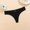 Black, variant on Seamless Thongs for Women Low Rise No Show Underwear with Strappy Ring Detail Soft Stretch Invisible Panties Athletic Yoga Lingerie Sports Bikini