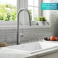 thumbnail image 4 of Kraus Oletto Tall Modern Pull-Down Single Handle Kitchen Faucet in Spot Free Stainless Steel, 4 of 15
