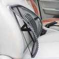 thumbnail image 3 of Flmtop Breathable Mesh Car Seat Cushion Pad Office Chair Back Massage Lumber Support, 3 of 7