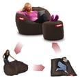 thumbnail image 2 of Puff Cama Individual 2 en 1 Baggy Chocolate 100 x 180 cm, 2 of 3