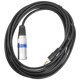 thumbnail image 3 of 3.5mm Stereo Jack Plug To 3 Pin XLR Male Cable Microphone Audio Record, 3 of 5