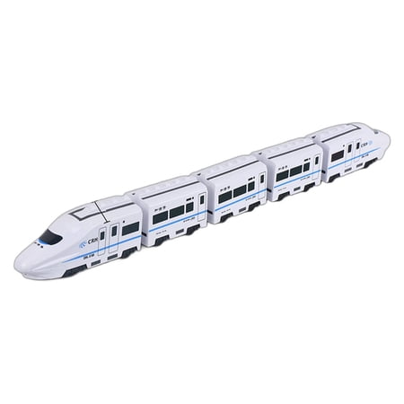 BESTSKY 2026 New Bullet Train Universal Wheel Design Electric Train Simulation of Harmony Appearance Toddler Train Set Style 3