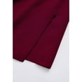 thumbnail image 2 of CHICWISH Women's Burgundy Classy Open Front Knit Coat, Size XL, 2 of 8
