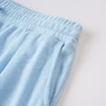 thumbnail image 7 of Chiccall Mens Solid Terry Casual Shorts Elastic Drawstring Waist Side Pockets Lightly Comfy Soft Fabric Summer Lounging Workout Shorts for Men, 7 of 7