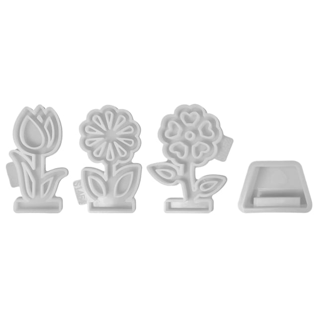 Modern Home Decor, Silica Gel Spring 4 Pieces Gypsum Silica Gel Spring Flower Pot Silica Gel Spring Silica Gel Spring Epoxy Resin Silica Gel DIY D