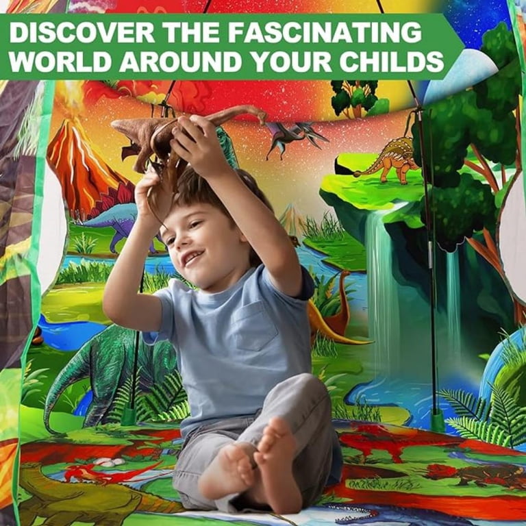 Nicecastle Dinosaur Pop-Up Kids Play Tent, Indoor/Outdoor photo 5