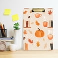 thumbnail image 2 of FORMRS Acrylic Clipboard with Low Profile Clip Standard A4 Letter Size, 12.5" x 9", Beige Fall Acorns Pattern, 2 of 8