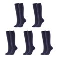 thumbnail image 1 of Greyghost 5 Paires Bas de Compression pour Hommes et Femmes Chaussettes de Randonnée Course 20-30 mm Vol Grossesse Enflure Varices Marathon Café P/M, 1 of 6