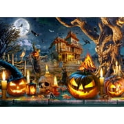 Vermont Christmas Company 1000-Piece Haunting Halloween Jigsaw Puzzle