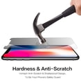 thumbnail image 2 of 2Pcs iPhone X Screen Protector, iPhone X Tempered Glass Screen Protectors, 2.5D Curved 9H Hardness 3D Touch, Ultra Thin 0.26mm Unbreakable Screen Protector Glass for Apple iPhoneX, 2 of 7
