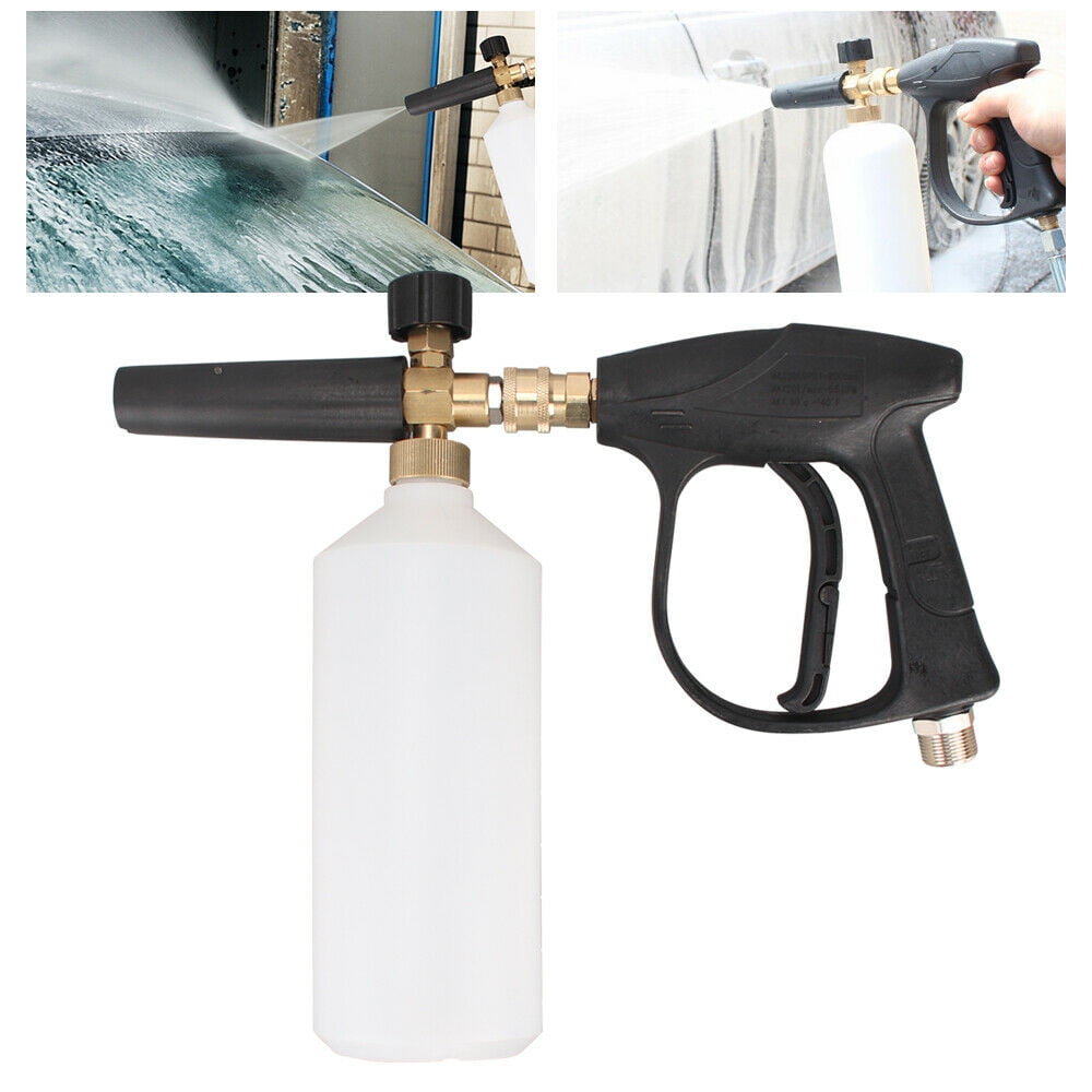 Adjustable Car Wash Foam Gun Sprayer, 1 Liter, Quick Release Foam