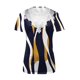 thumbnail image 2 of Tops de Manga Corta Cuello en V para las Mujeres Color Sólido Botón Abajo Blusa Verano Casual, Tops de Verano de las Mujeres Cuello en V con Mangas Cortas, 2 of 5