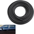 thumbnail image 1 of Tira anticolisión para coche Dinheiro, tira de sellado para coche, tira anticolisión y antiarañazos en forma de U, color negro, 5 metros, 1 of 5