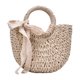 thumbnail image 1 of Bolsa De Hombro Bolsa de piscina de paja para mujer Bolsas de verano de moda con cinta de encaje (Beige) Tmvgtek Para Estrenar, 1 of 8