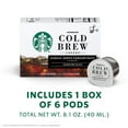 Starbucks Signature Black Cold Brew Coffee, SingleServe Concentrate