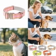 thumbnail image 6 of Reflective Nylon Dog Collars for Medium and Large Dogs Reinforced Heavy Duty Adjustable Pet Collar with Metal Quick Release Buckle - Outdoor Use, 6 of 9