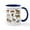 White/Navy Inside, variant on CafePress - Wildcats Of North America Mug - 11 oz Ceramic Mug - Novelty Coffee Tea Cup