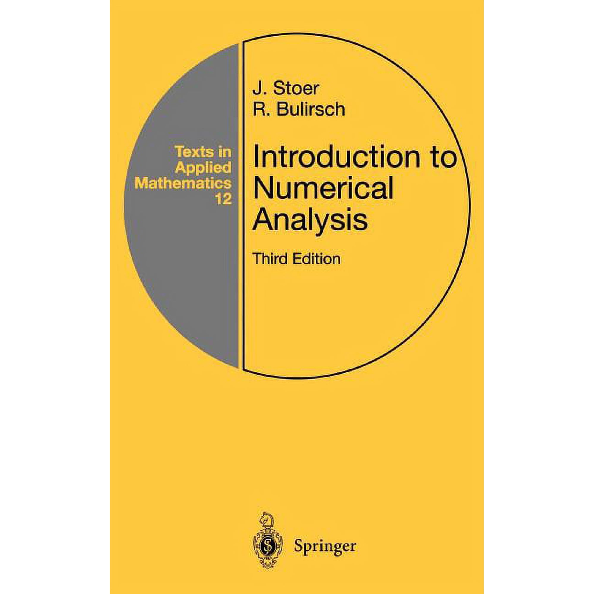 Texts in Applied Mathematics Introduction to Numerical Analysis Book 12 (Hardcover)