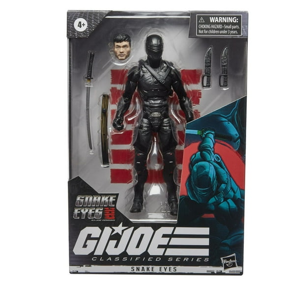 G.I. Joe Classified Series Snake Eyes: G.I. Joe Origins Snake Eyes Action Figure 16, Premium Toy with Custom Package Art
