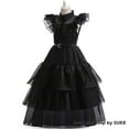 thumbnail image 3 of SUEE Black Costume Dress for Girls Cosplay Princess Outfits W/Belt for 4-12Y, 3 of 7