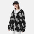 thumbnail image 3 of Lsque White Flower Dandelion UPF 50+ Lightweight Sun Protection Men's Women's Long Sleeve Shirt, Hoodie Performance -Small, 3 of 9
