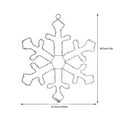 thumbnail image 3 of Gnmfd Christmas Snowflake String Lights Indoor Decoration LED Wrought Iron Lights for Bedroom, Bar, Window, Holiday Party, Winter Wonderland Decor, Tabletop, Wall, Xmas Home Lighting, 3 of 6