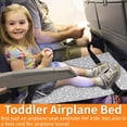 thumbnail image 4 of Austok Airplane Bed for Toddler Lightweight Portable Airplane Footrest Kids Airplane Seat Extender with Storage Bag Comfortable Airplane Bed for Kids Toddler, 4 of 9