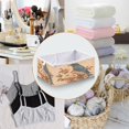 thumbnail image 4 of Foldable Fabric Storage Bin Home Cubes Clothing Organizer Bins Large Collapsible Box Basket for Home Organizer Bluebird on Elegant Branch, 4 of 7
