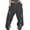 Black, variant on IROINNID Pants for Women Cargo Wide Leg Drawstring Waist Loose Fit Sports Trendy Pants,Black