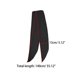 thumbnail image 2 of Bufanda de color sólido lisa de INSPIRE CHIC para mujer, bufandas puras, larga bufanda para el cuello, banda para el cabello negra, 2 of 4