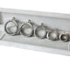 thumbnail image 2 of Collar con colgante de caja de cinabrio con forma de caja de fase de vidrio redonda de acero inoxidable para hombres y mujeres, disponible en varios tamaños universales, 2 of 4