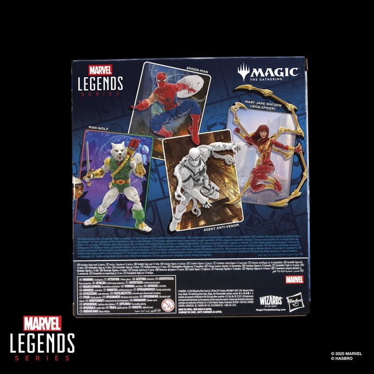 Marvel Legends Series Magic: The Gathering Agent Anti-Venom, 6" Spider-Man  Action Figure plus Exclusive Foil Trading Card - Walmart.com