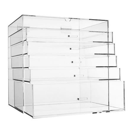 Extra Large Clear Acrylic Cosmetic - Acrylic Clear Cube Makeup Organizer Extra Large Clear Acrylic Cosmetic - Acrylic Clear Cube Makeup Organizer
