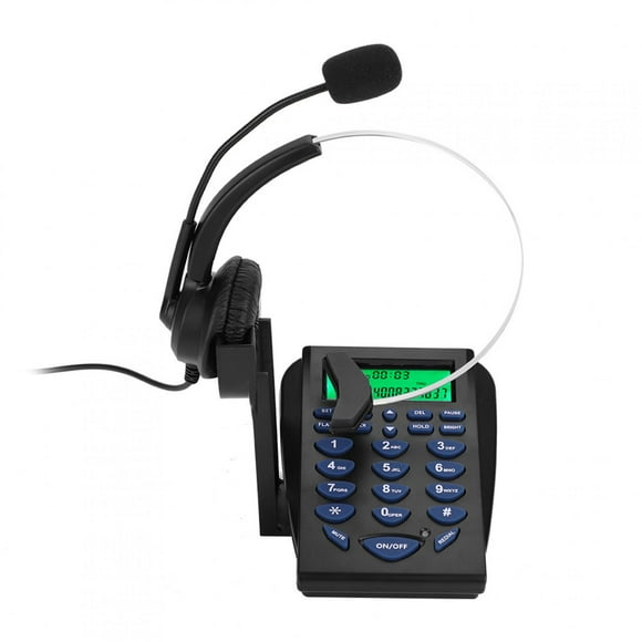Greensen Phone Dial Pad Call Center, Practical Traffic Telephone,Business Office Multi-functional Phone Dial Pad Call Center Traffic Telephone Headset