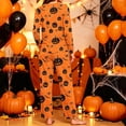 thumbnail image 4 of DISKEBUISS Pajama Sets for Women Halloween Print Long Sleeve Tops & Pants 2 Piece Casual Home Comfort, 4 of 5