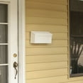 thumbnail image 2 of Architectural Mailboxes Windsor Small, Plastic, Wall Mount Mailbox, White, WMH00WAM, 2 of 6