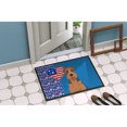 thumbnail image 4 of Grizzle and Tan Airedale Terrier USA American Indoor or Outdoor Mat 24x36, 4 of 5