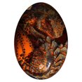 thumbnail image 1 of Recuerdo Dragón Bolsillo Fuego Lava Escultura Hecha A Mano Resina, 1 of 9