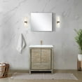 thumbnail image 6 of Lafarre 30 in W Rustic Acacia Bath Vanity, Cultured Marble Top and Rose Gold Faucet Set, 6 of 6
