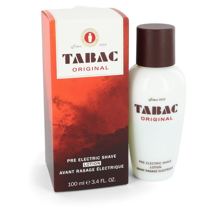 Maurer & Wirtz Tabac Original Pre Electric Shave Lotion for Men, 3.4 Oz