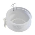 thumbnail image 2 of Comedero para pájaros Comedero para aves de pelea Contenedor de golosinas colgantes de goma Vasos para gallinero Pájaro 10.5cmx6.5cm, 2 of 9