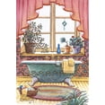 thumbnail image 2 of Kruskamp, Janet 11x14 Black Ornate Wood Framed with Double Matting Museum Art Print Titled - Vintage Bathtub I, 2 of 4